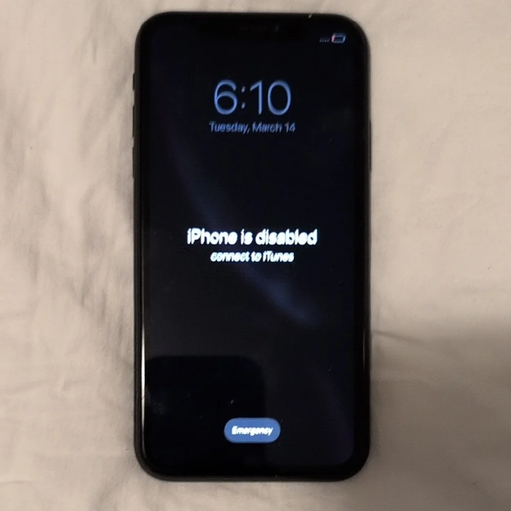 Apple Smartphone with Sleek Black Design